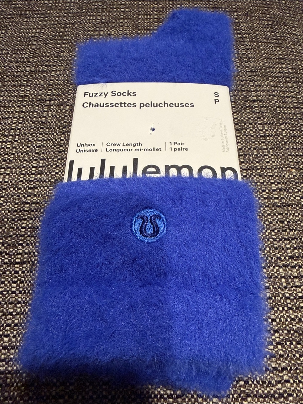 Lululemon Fuzzy Socks - Royal Blue